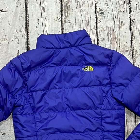 Girls The North Face Periwinkle 550 Goose Down Zip Up Jacket Girls - Picture 5 of 6